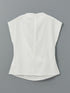 LC Waikiki Draped Collar Plain Crepe Women's Blouse